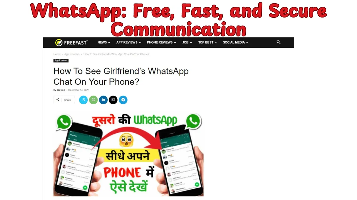 Free Fast in WhatsApp