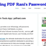 PDF Rani Instagram Password