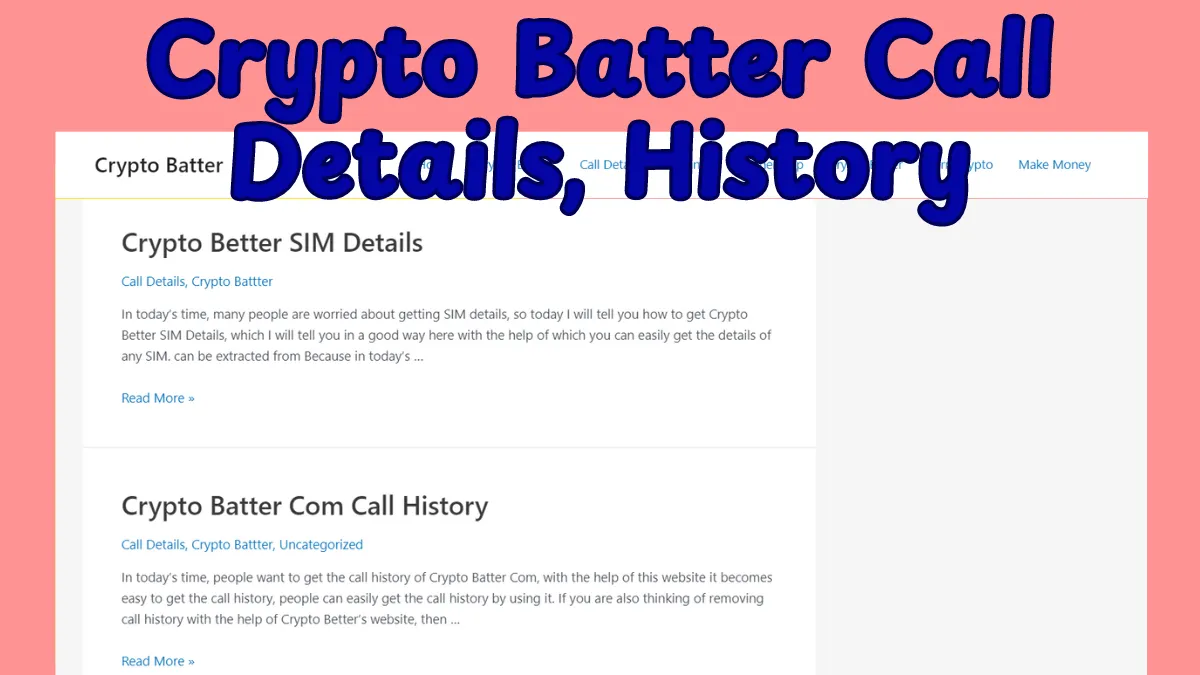 Crypto Batter Call Details, History