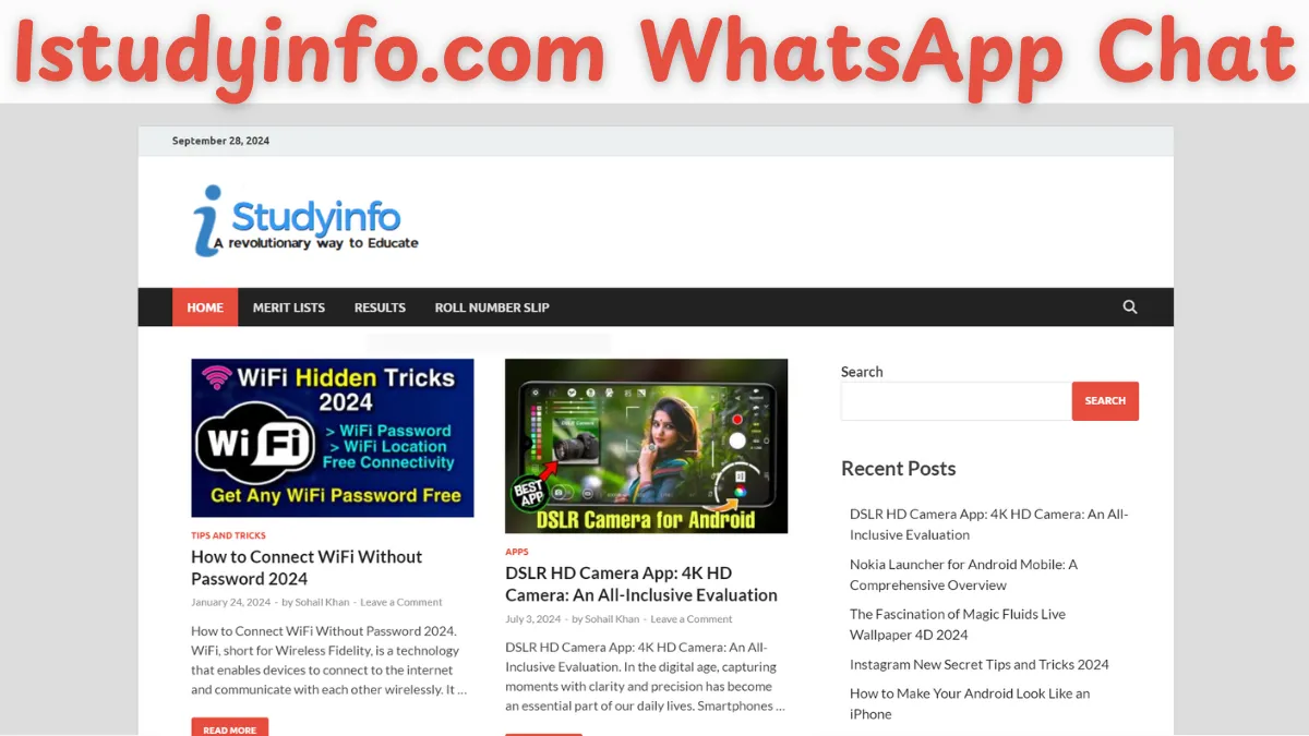 Istudyinfo.com WhatsApp Chat