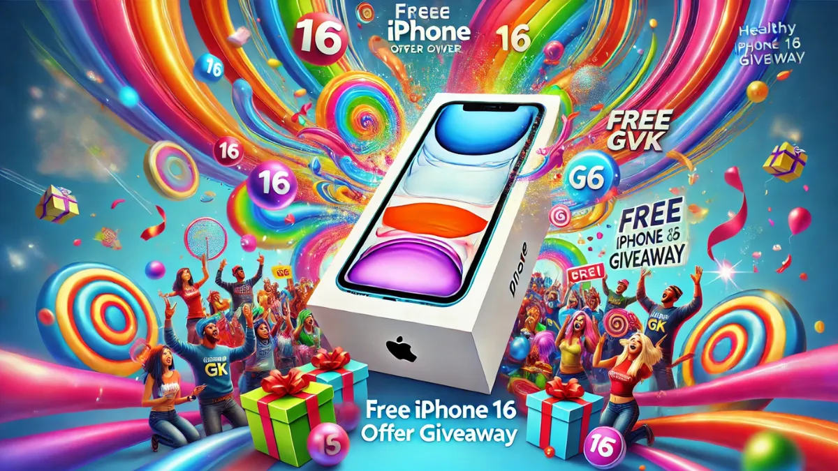 HealthyGK.com Free iPhone 16 Offer Giveaway